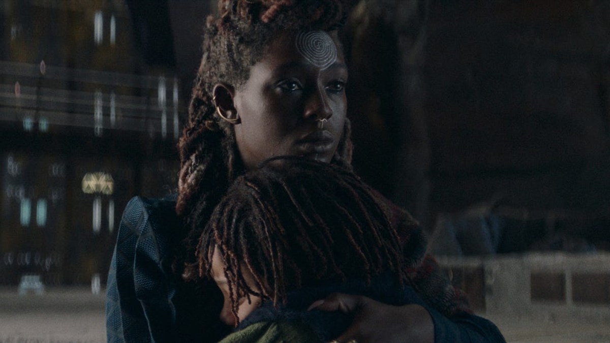 Mother Aniseya hugging Osha in The Acolyte Season 1, Episode 7